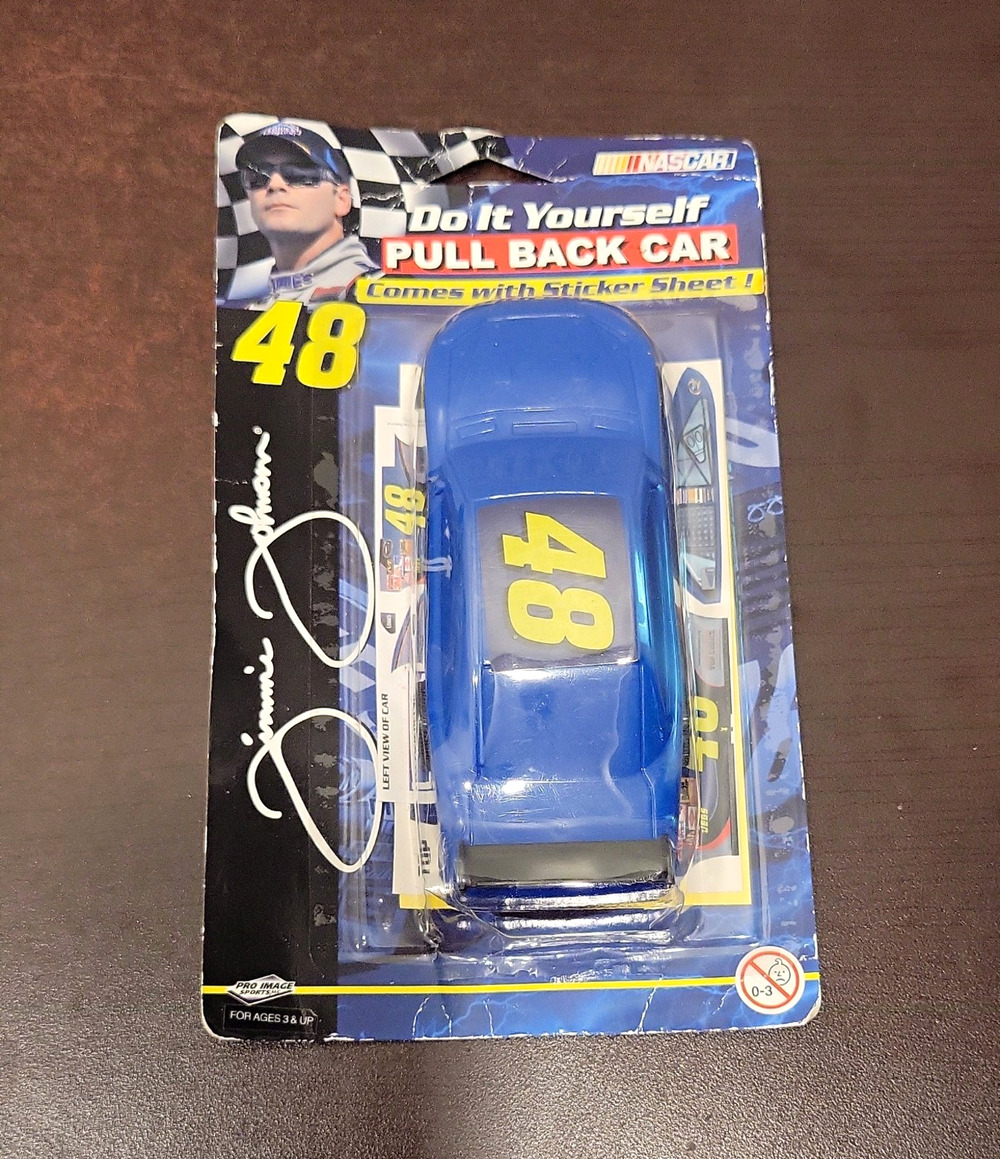Pro Image Sports NASCAR Jimmie Johnson #48 Pull Back Car Sticker Sheet